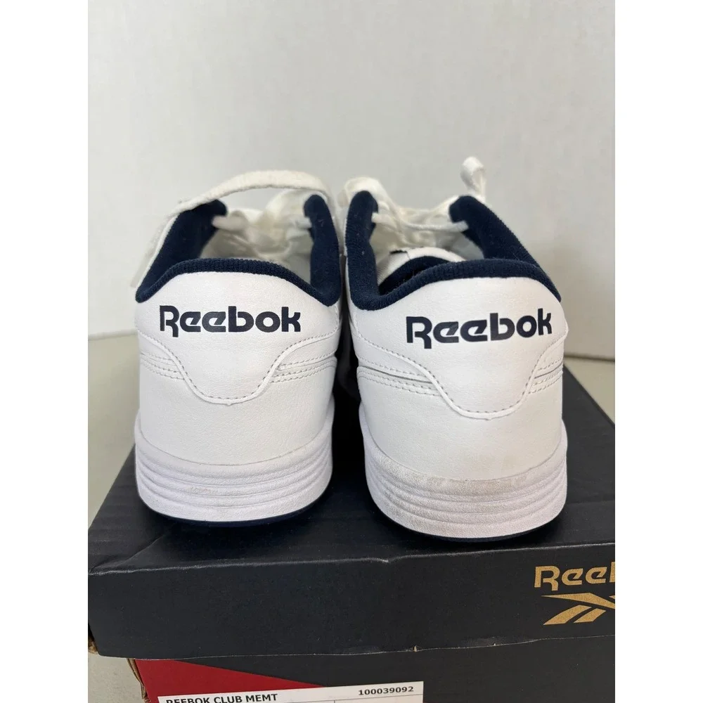 Reebok Club Memt Men's‎ White Tennis Shoes Size 8 Sneakers New